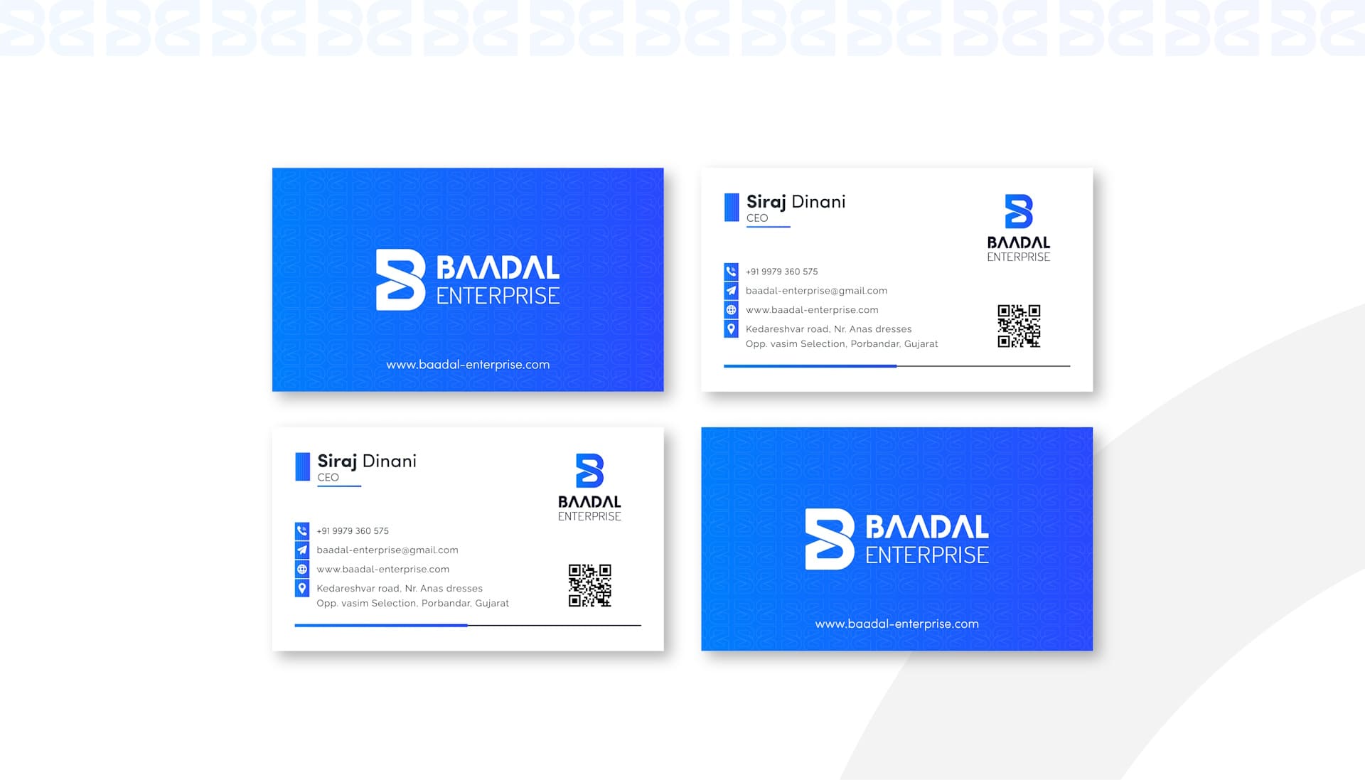 Baadal Enterprise Visiting Card