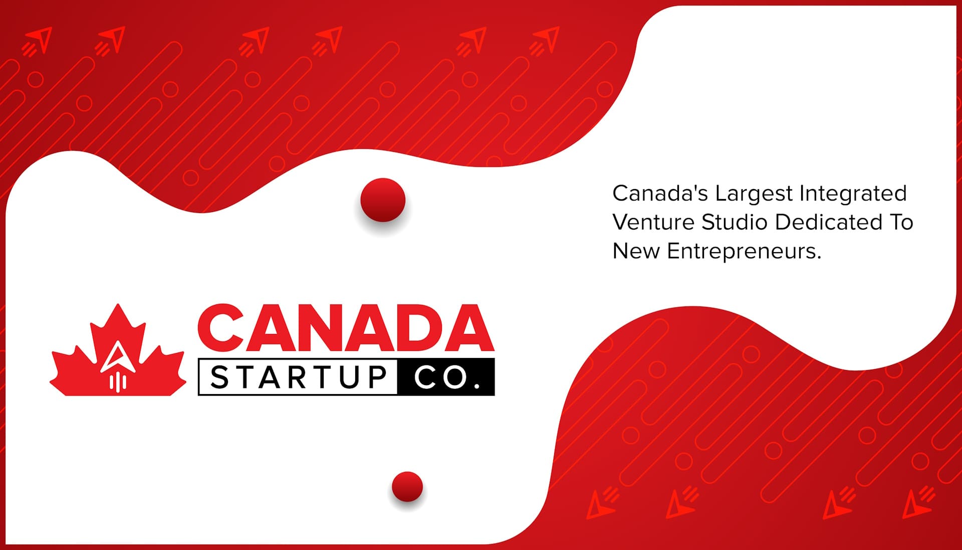 Canada Startup Co Logo with Cover Image