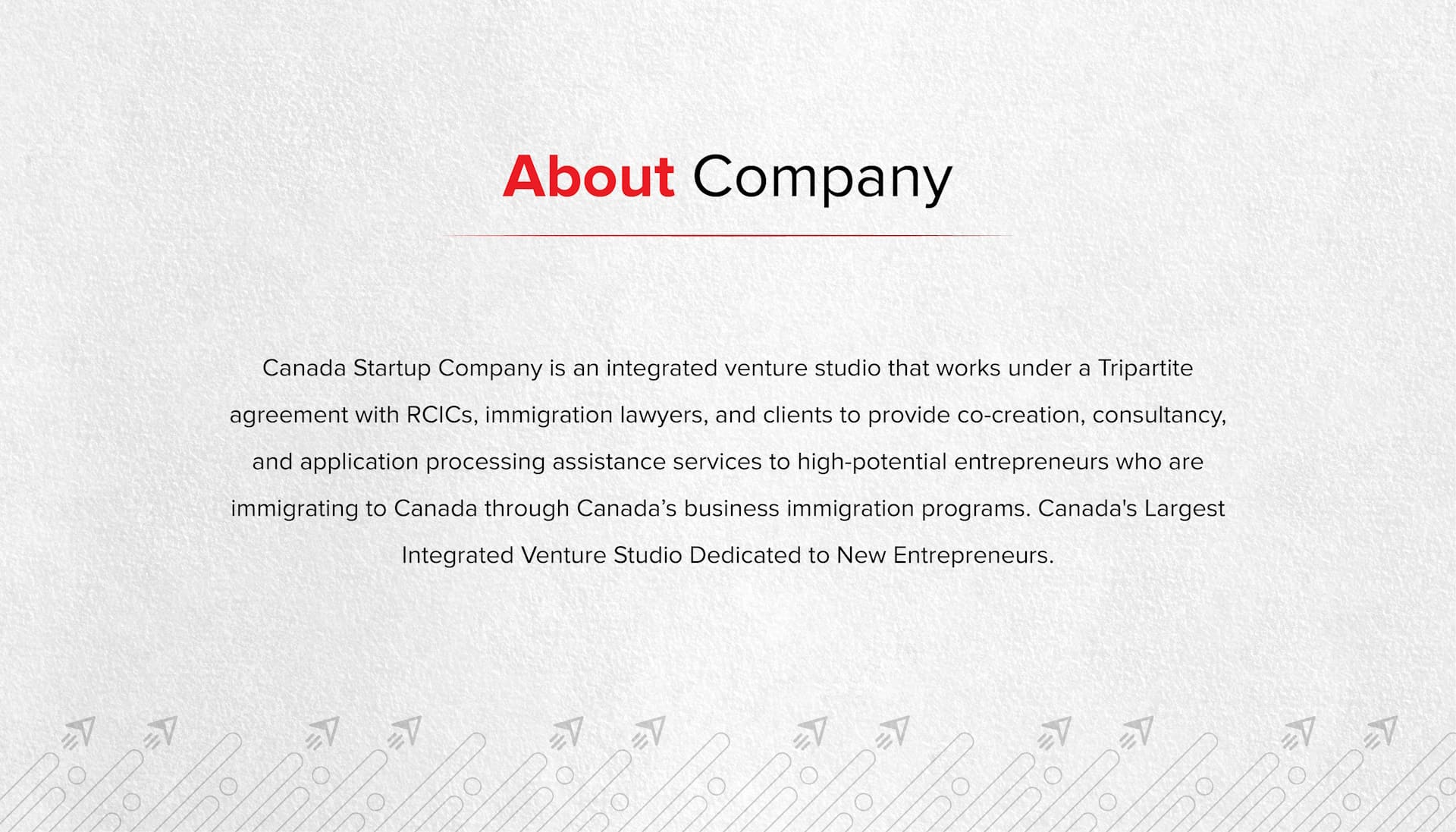 Canada Startup Co About