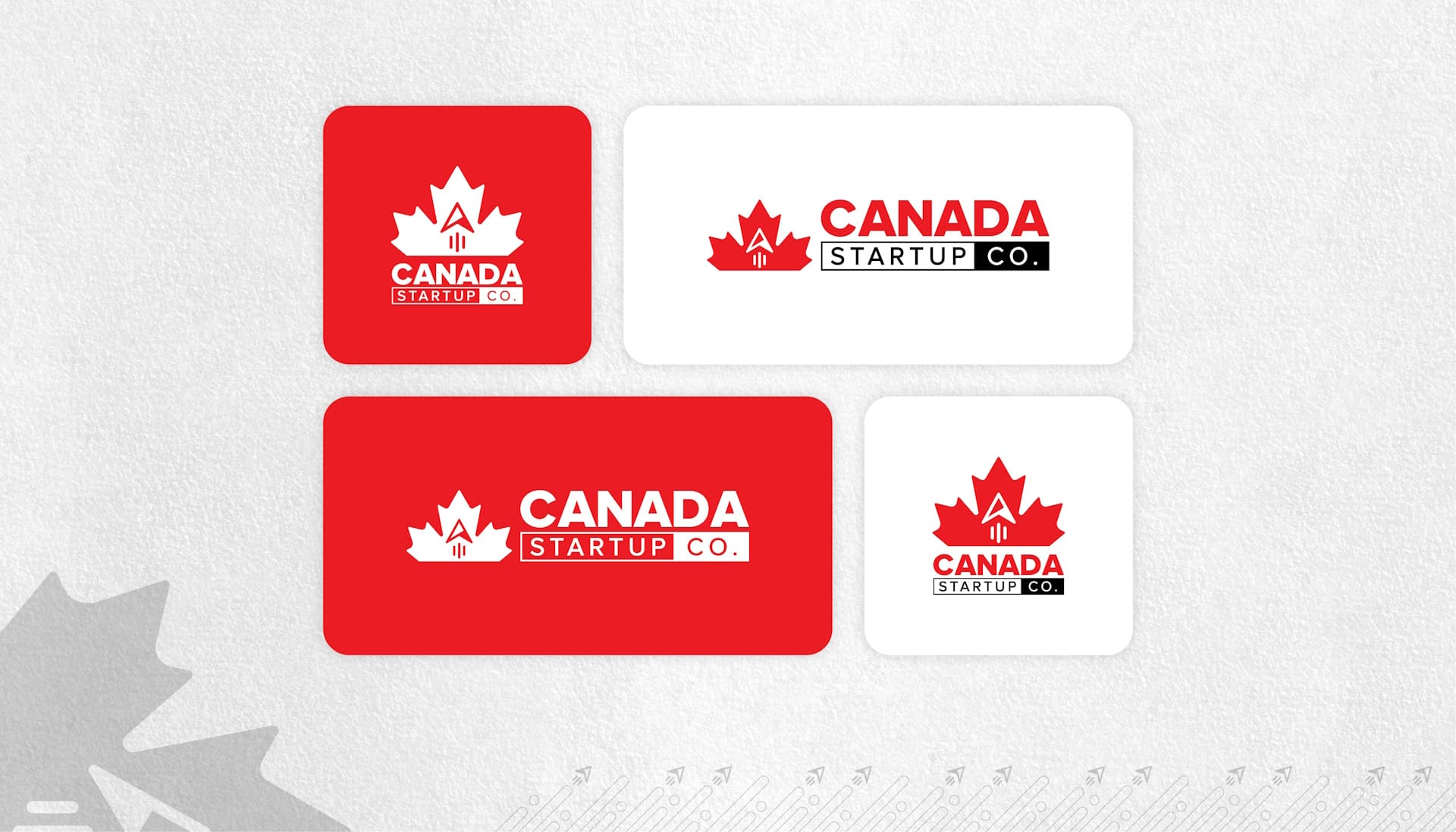 Canada Startup Co Logo Options