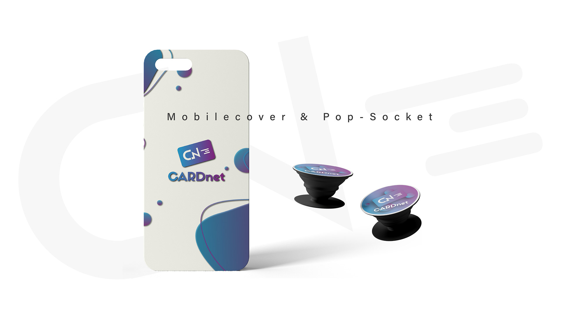 CARDnet Mobile Cover and POP Socket