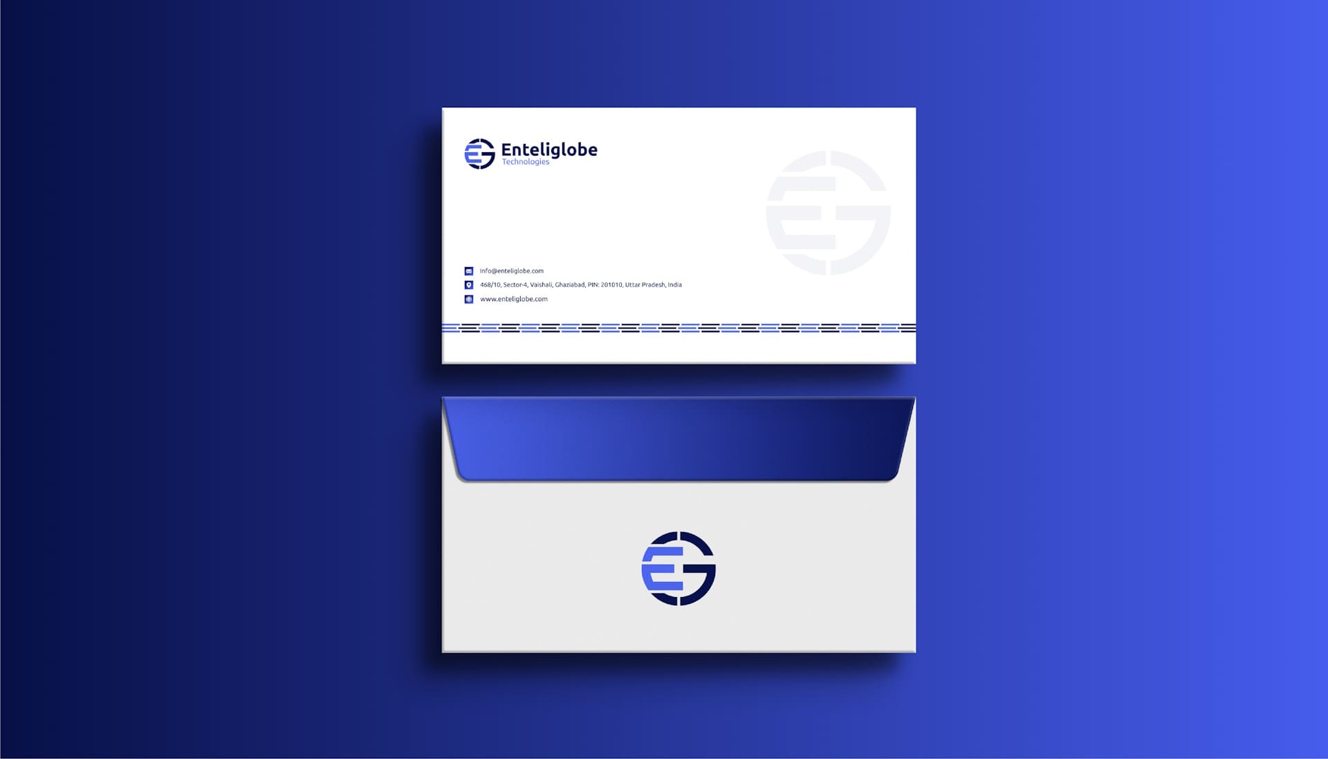 Enteliglobe Envelope Cover Design