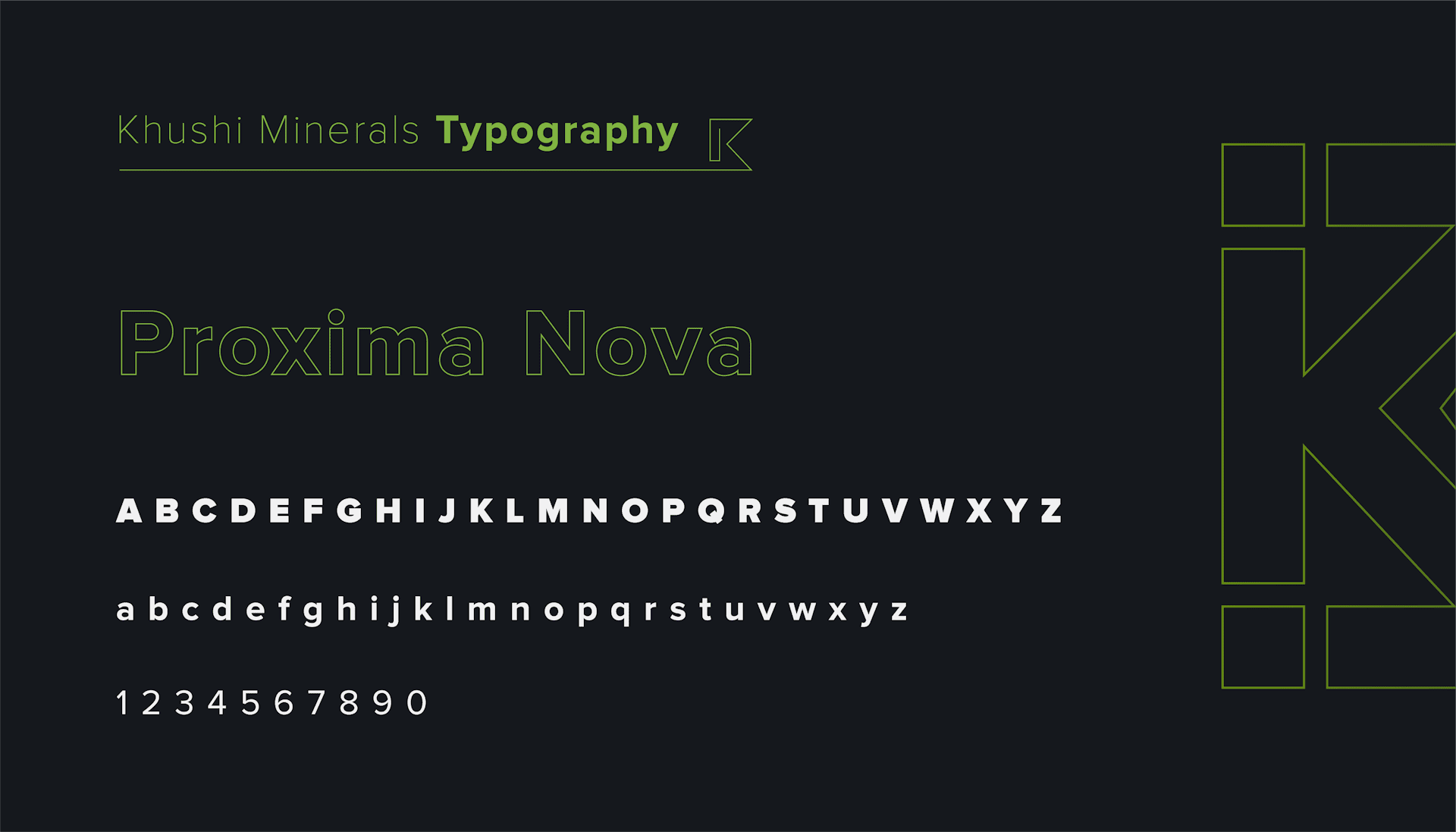 Khushi Minerals Logo Typography
