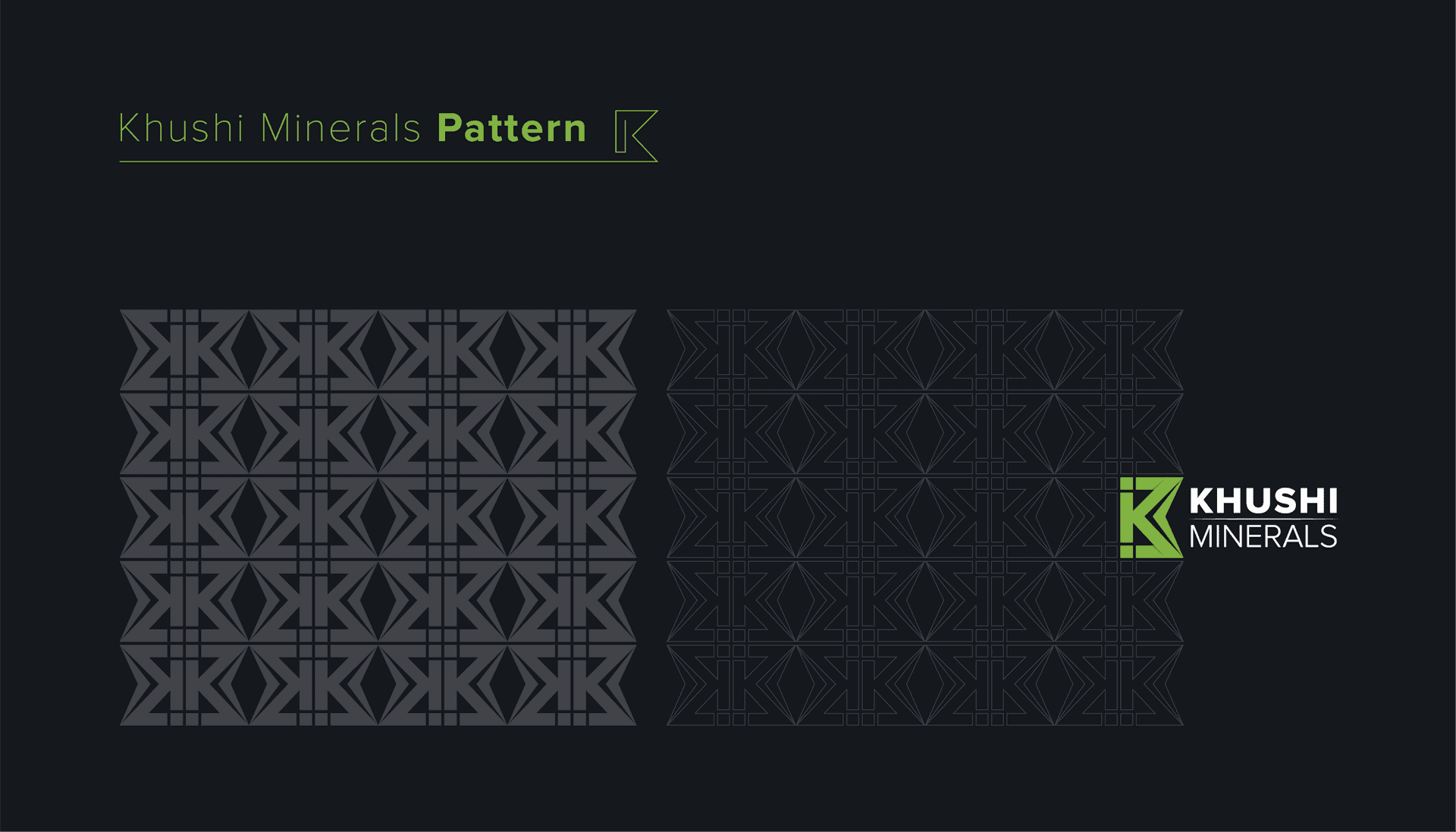 Khushi Minerals Logo Pattern