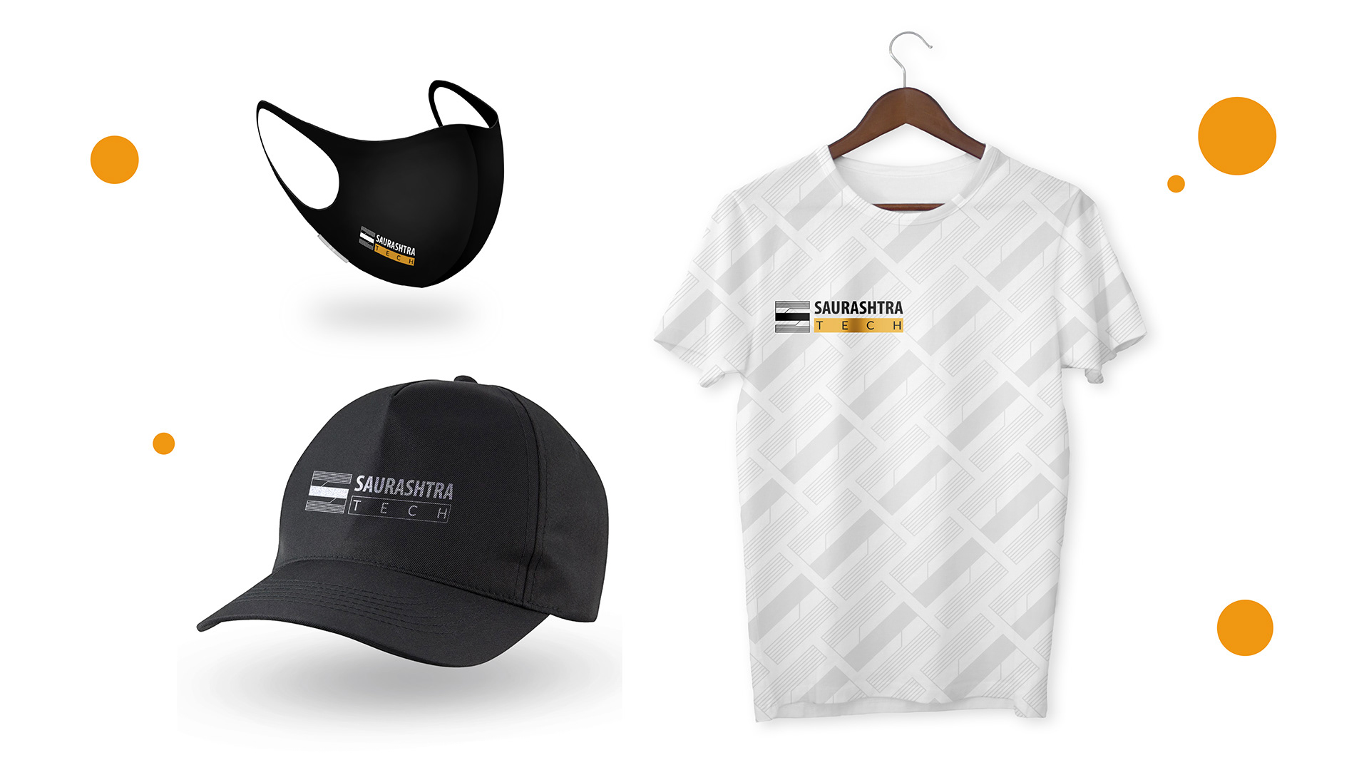 Saurashtra Tech T-Shirt and Cap Design