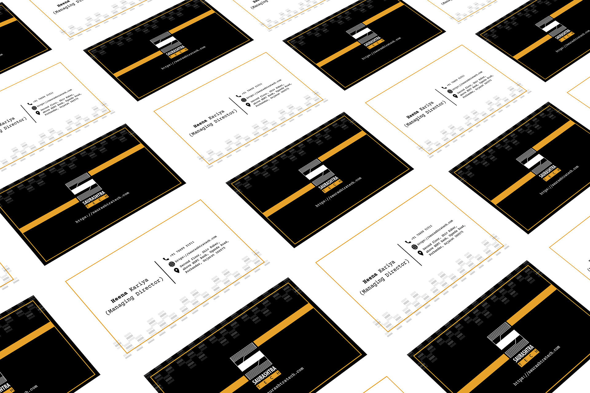Saurashtra Tech Visiting Card