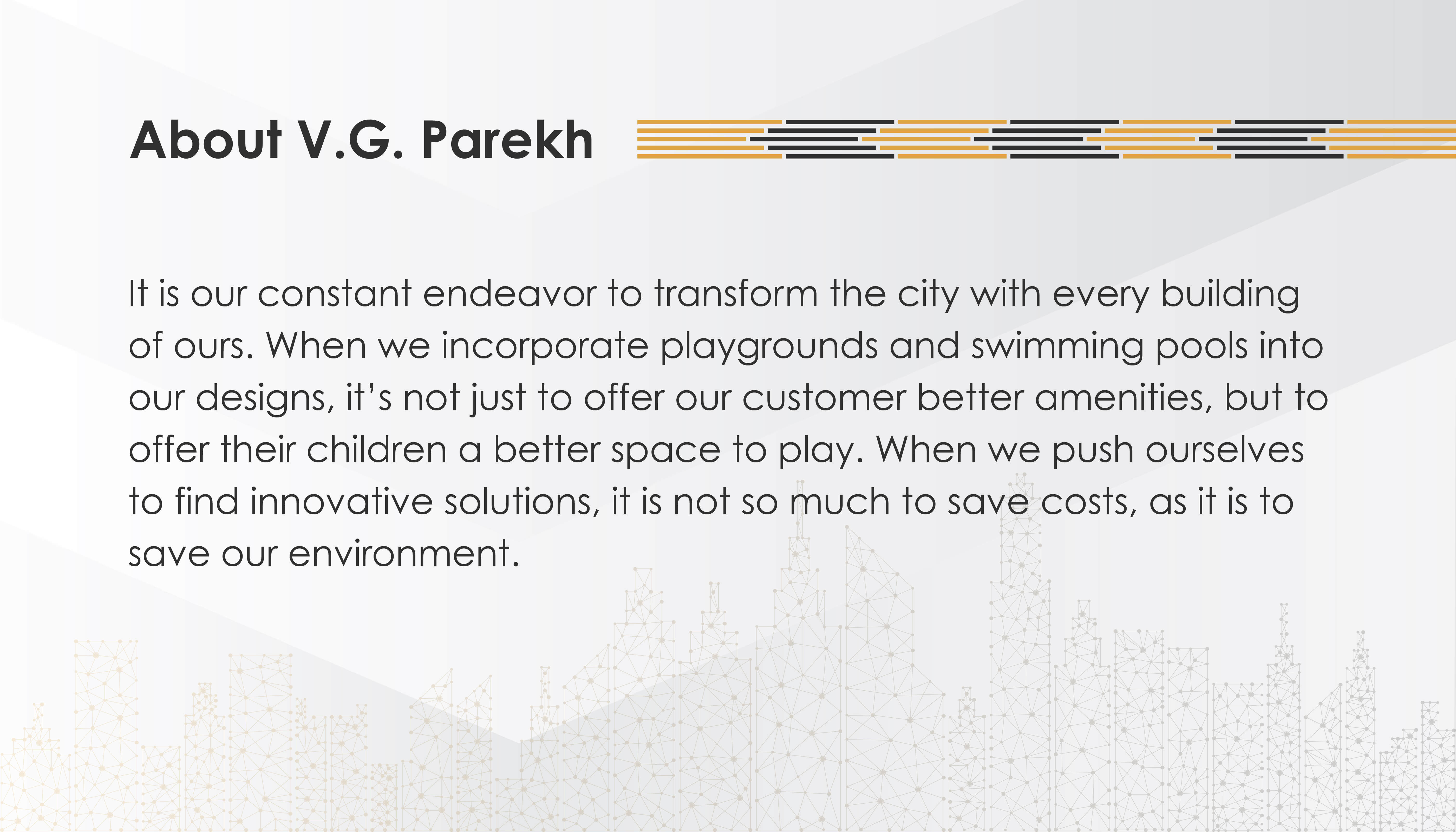 V.G.Parekh & CO. About Company