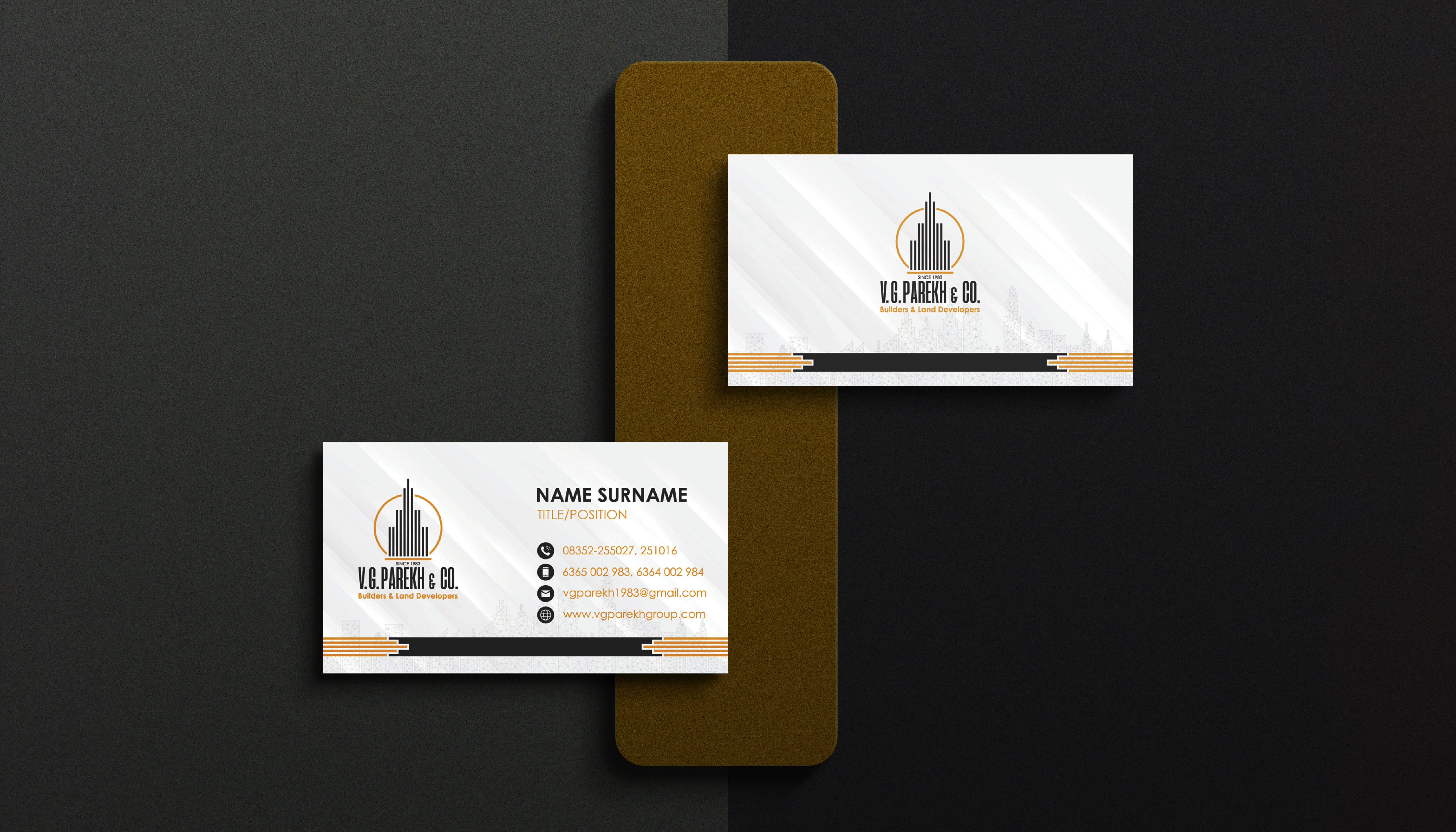 V.G.Parekh & CO. Visitng Card