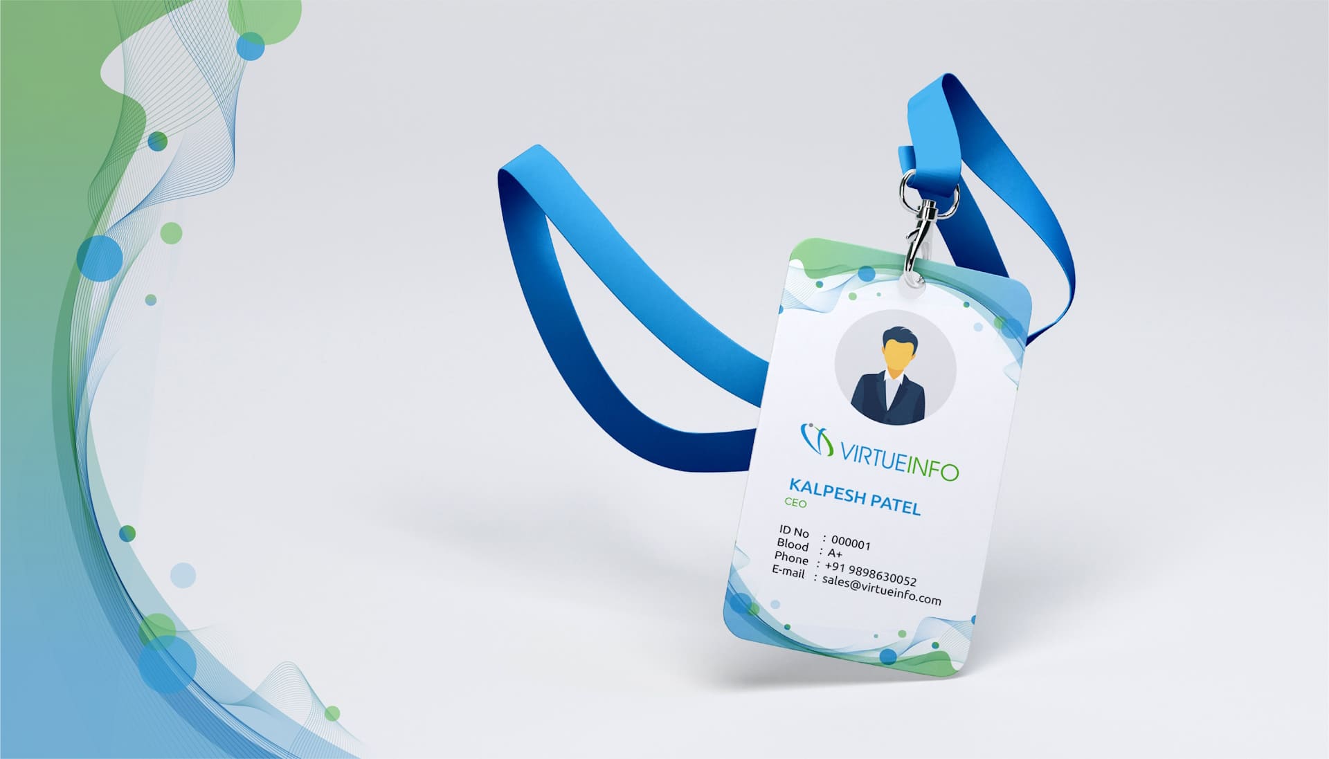 Virtueinfo Identity Card Design