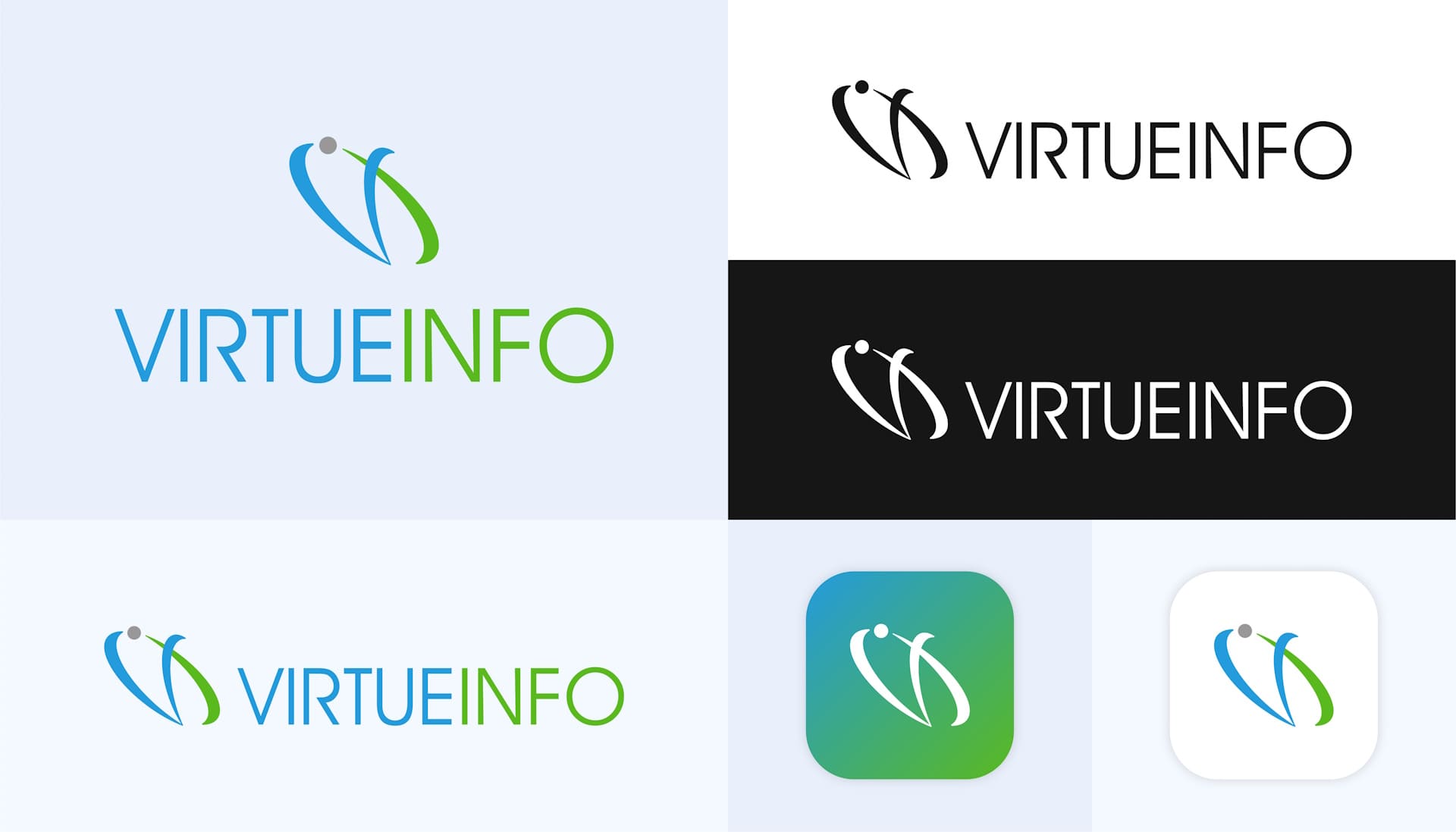 Virtueinfo Logo Options