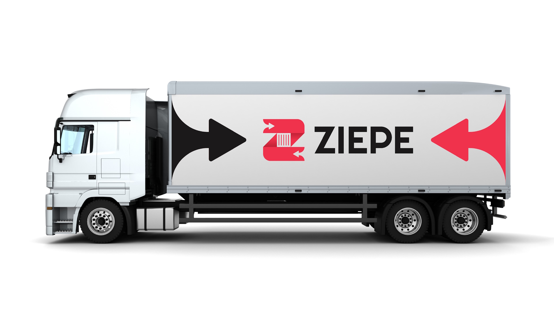 Ziepe Logistic Truck With Logo