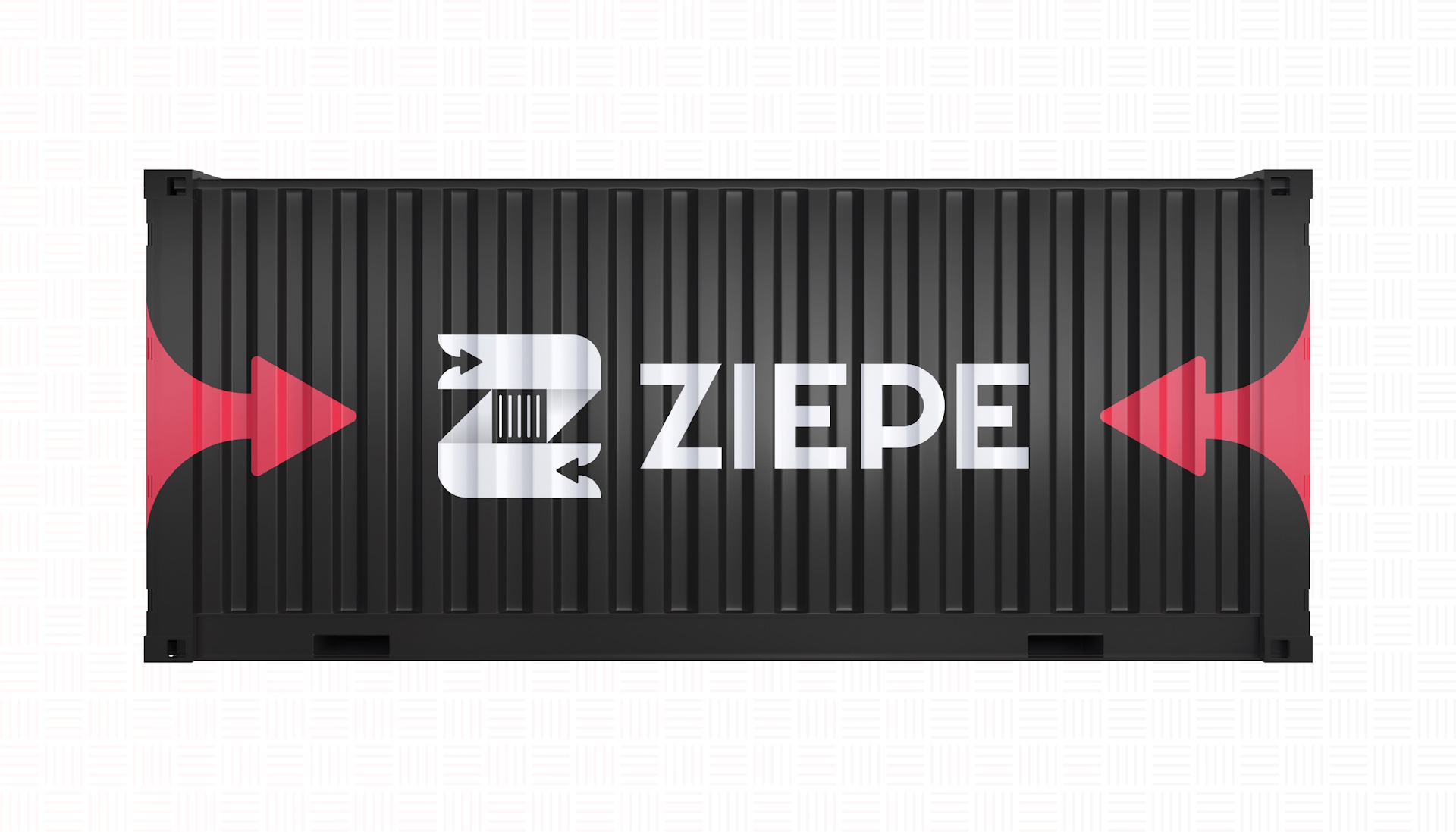 Ziepe Logistic Container with Logo