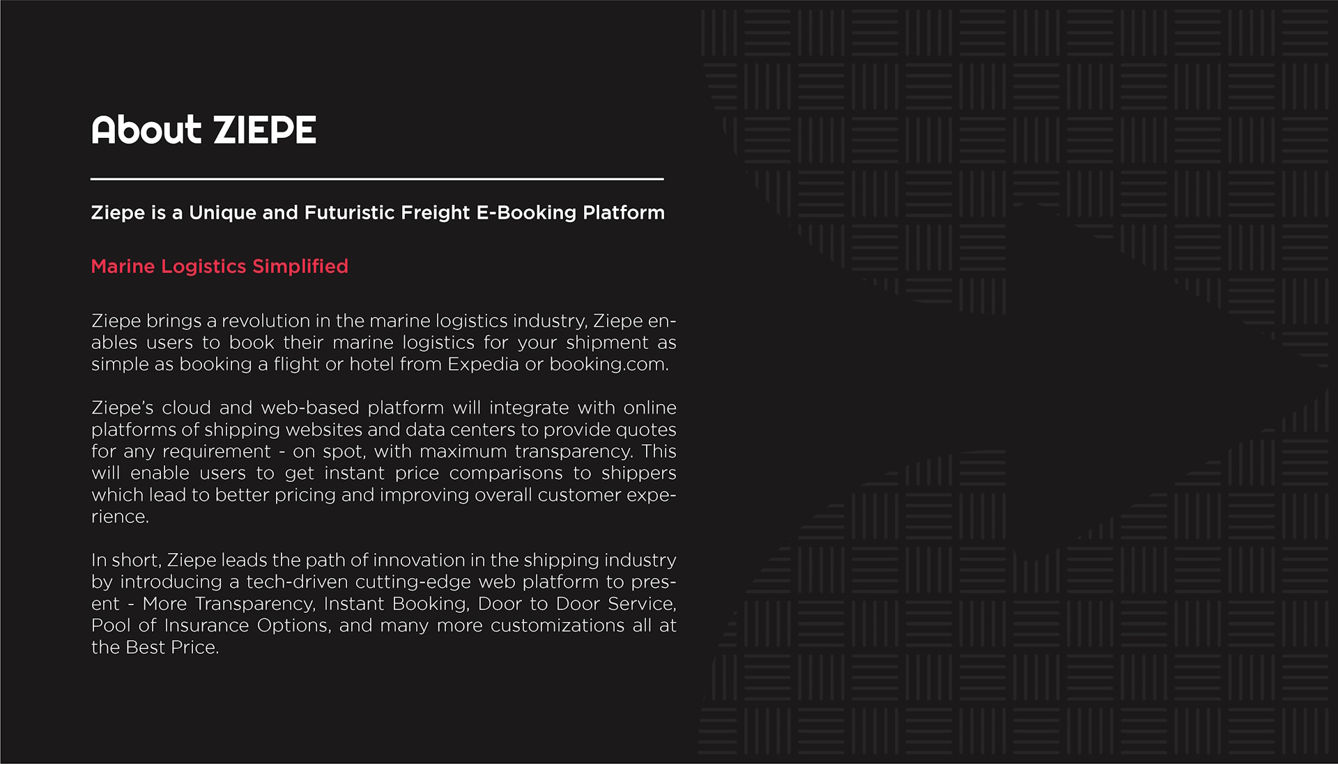 Ziepe Logistic About Company