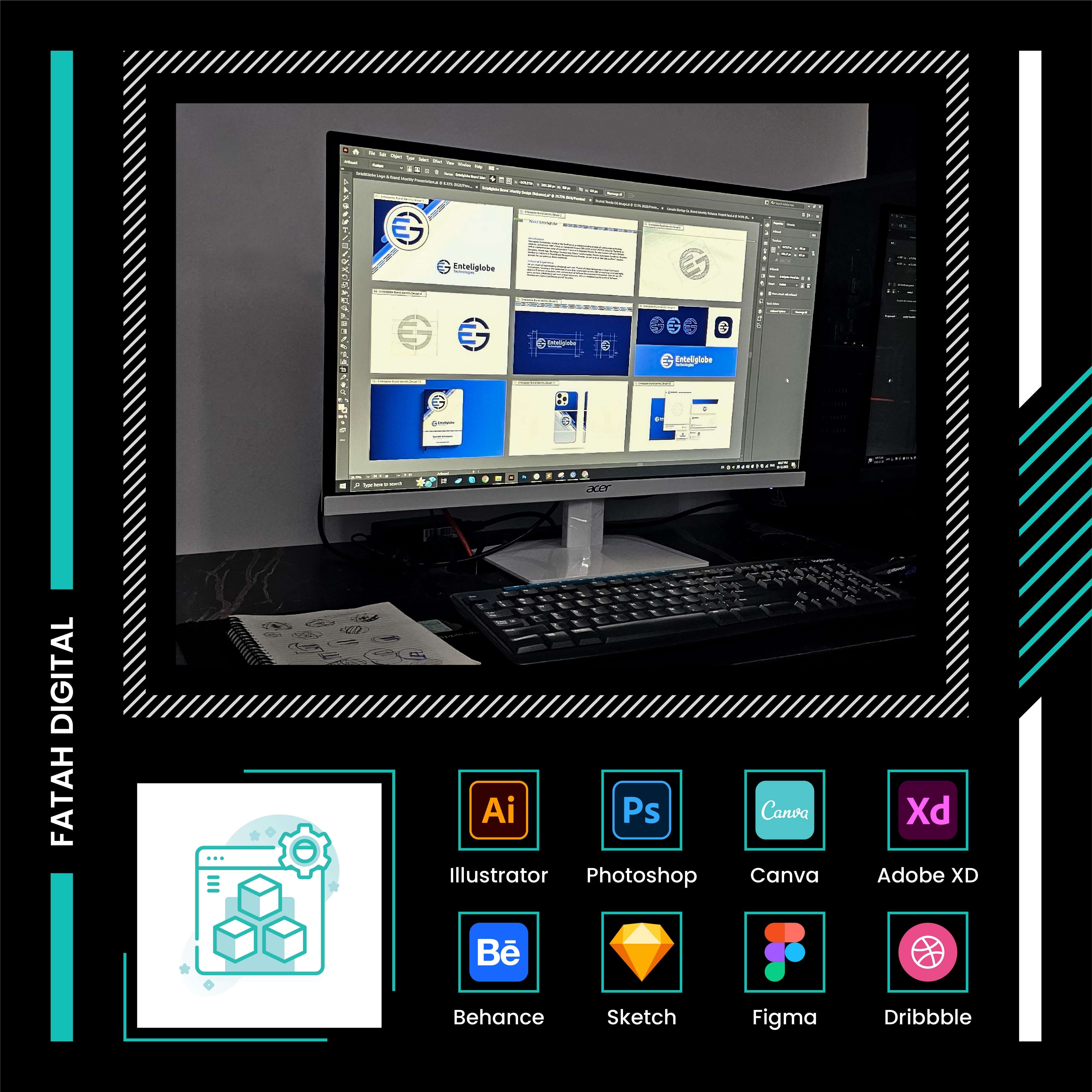 Fatah Digital Provide Brand Identity Design Service